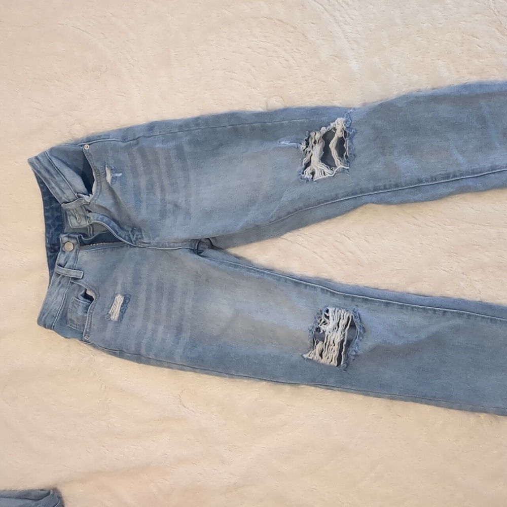 straight leg jeans size 0, 24 waist